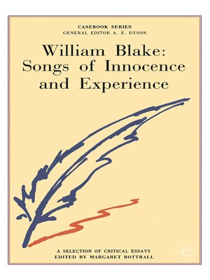 cover image of William Blake: Songs of Innocence and Experience